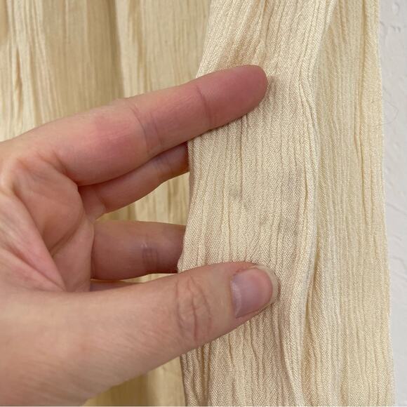 Zara Black & Cream Boho Embroidered Blouse Sleeveless Womens XS Beachy Casual - Picture 2 of 8